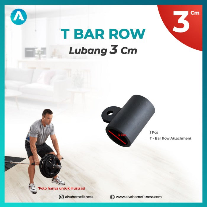 [3CM] T bar row - landmine attachment - core trainer barbell gym - no carabiner