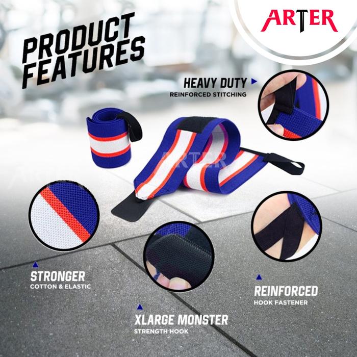 ARTER WRISTBAND HEAVY DUTY SUPPORT WRIST WRAP STRAP PERGELANGAN TANGAN - Fresh Green