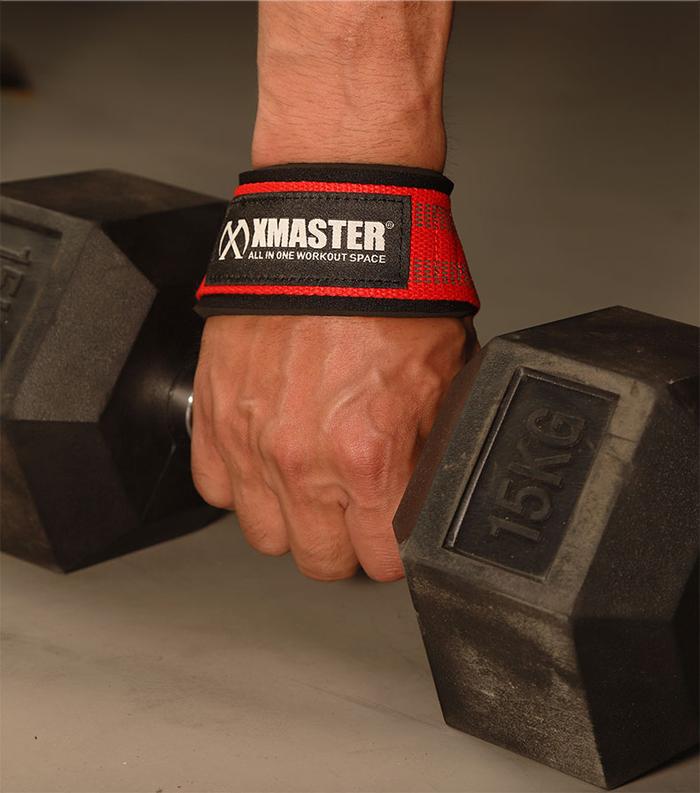 XMASTER Lifting Strap Deadlift – Strap Angkat Beban & CrossFit Grip strap angkat beban - Lifting Strap - Black