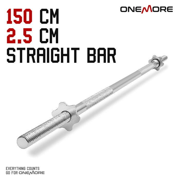 ONE MORE 150CM 5CM Barbel Stick Stik Barbell - 2.5CM