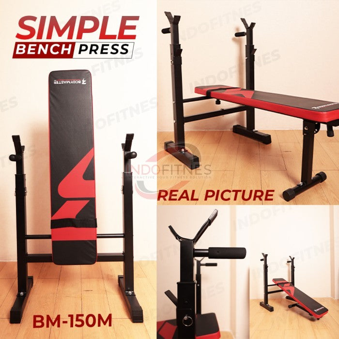 BODYMASTER Bench Press BM-150M Simple Bangku Kursi Fitness Gym