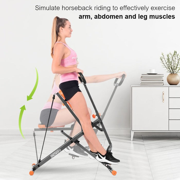 Onetwofit riding machine alat olahraga rumahan fitness gym