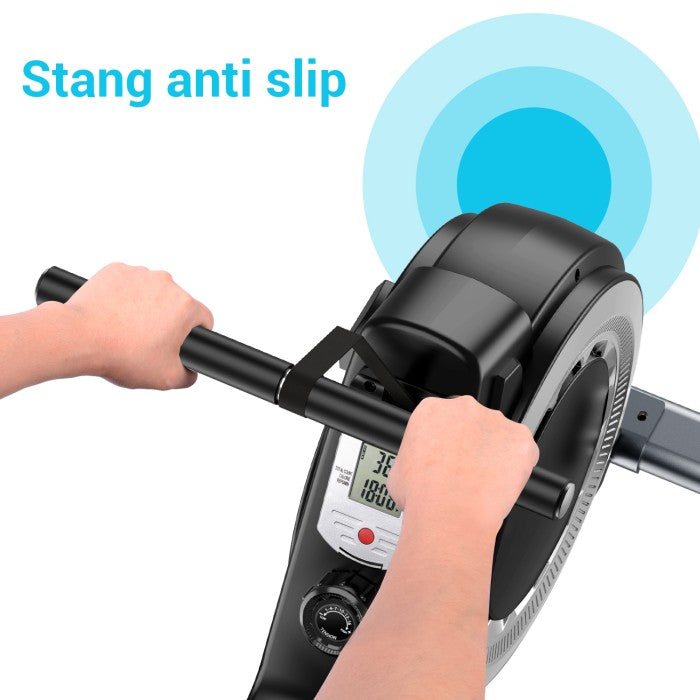 OneTwoFit Rowing Machine Resistensi Adjustable 16 tingkat