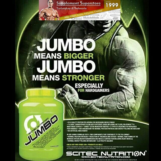 Scitec Nutrition - JUMBO 6600 GAINER (6,6kg) - Strawberi, Keychain