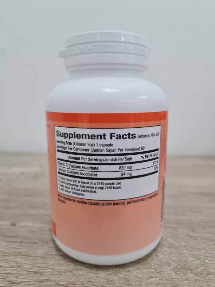 Natural Factors Vitamin C Buffered 1000 Mg 60 Capsul