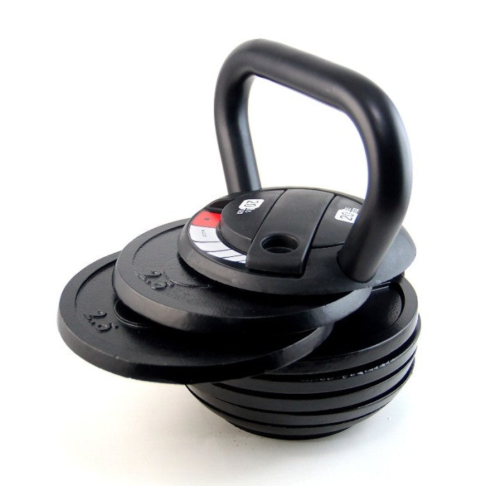 F213 KETTLEBELL ADJUSTABLE-20 Membentuk postur tubuh - alat fitnes - Hitam