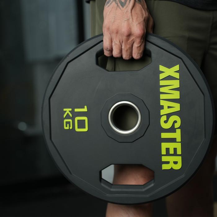 XMASTER Hand Grip Plates Rubber Weight Plate Fitness CrossFit Training Powerlifting ROGUE ELEIKO - 10kg Sepasang