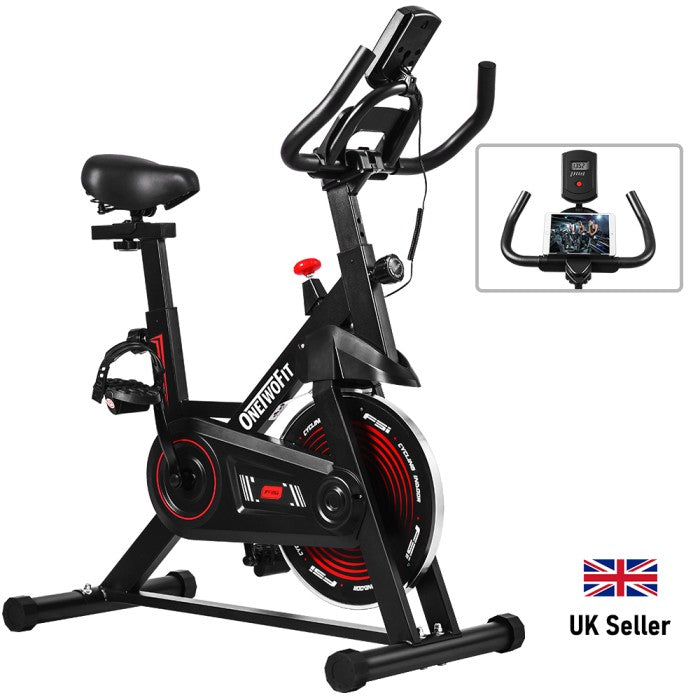 OneTwoFit Spinning bike Exercise Bike Spin Sepeda Statis Alat Fitness
