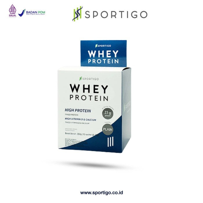 SPORTIGO Susu Whey Protein Isolate Concentrate Pure 350 gram - 6 Box