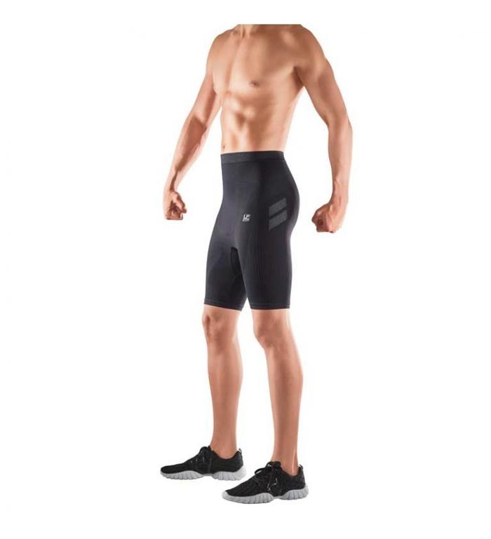 LP SUPPORT EMBIOZ THIGH SUPPORT COMPRESSION SHORTS LP-293Z MEN - BLACK, XL