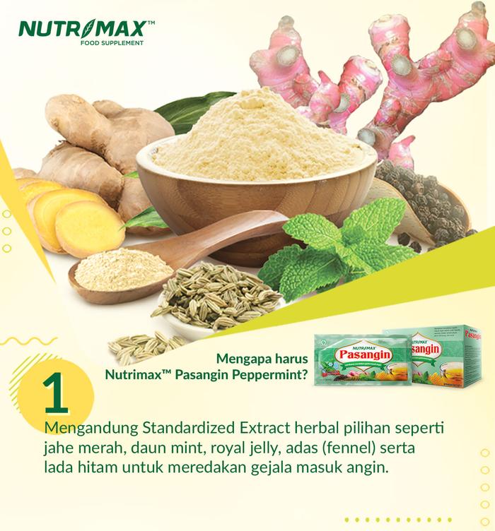 Nutrimax Pasangin Papermint Membantu Meredakan Gejala Masuk Angin Pemanis Stevia Tenggorokan Lega Daya Tahan Tubuh