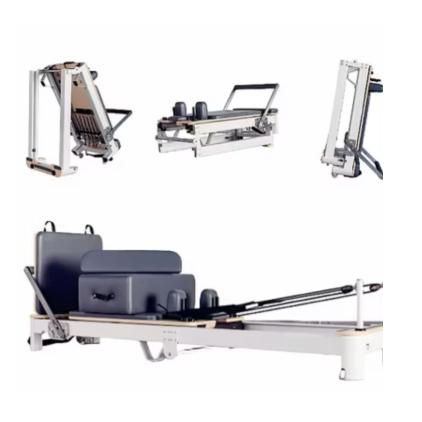 PILATES REFORMER MACHINE Alat Yoga Pilates Machine Folding Reformer Alumunium Alloy BS-AF10