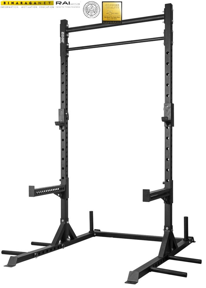 EDGE 2D Squat Rack - Hitam