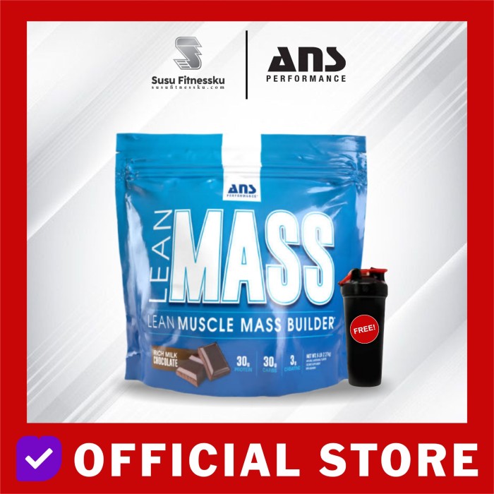 ANS Lean Mass 5 Lb 30 Gram Protein 30 Gram Carbo