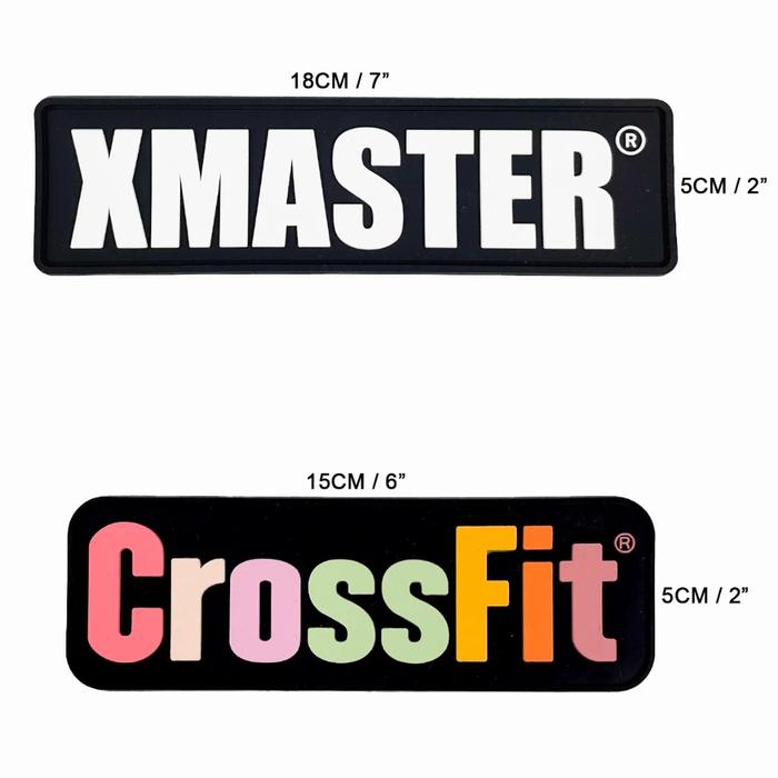 XMASTER Patch Rubber/PVC 3D sticker CrossFit NOBULL, Fitness Strength Gym Powerlifting ROGUE ELEIKO - Xmaster