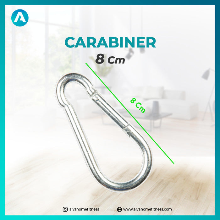 Carabiner Karabiner Pengait Cantolan Hook Gym Fitness 8 Cm