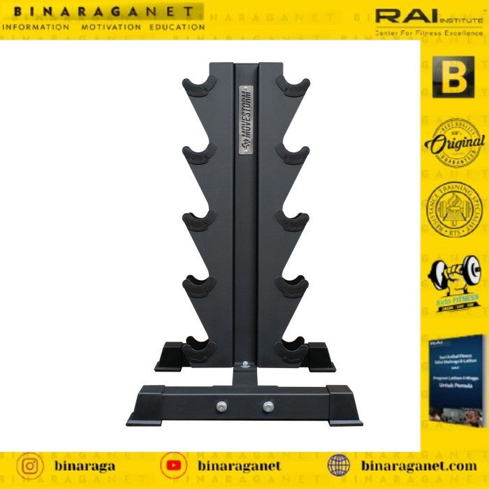 BINARAGANET Movestorm® Vertical dumbells rack 5 pairs