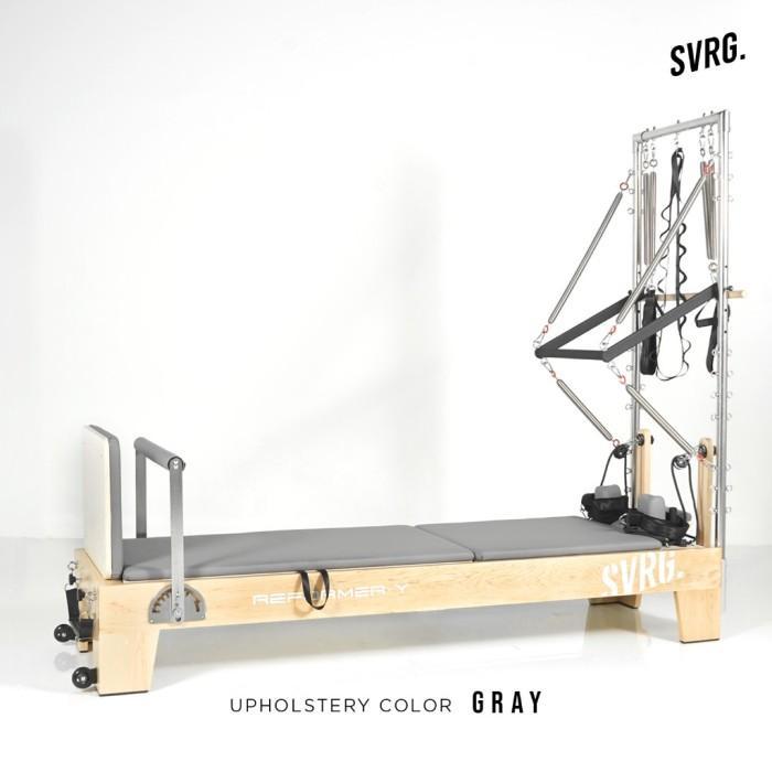 Pilates Reformer Y - Half Tower - SVRG - Gym Pilates Yoga - Black