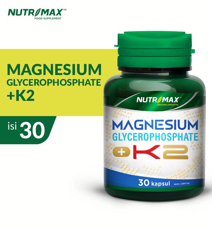 Paket Bundling Nutrimax Vitamin D3 4000 Nutrimax Magnesium Glyserophospate Plus K2