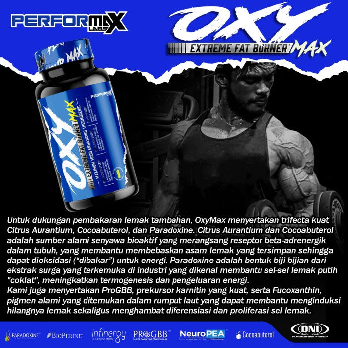 OXYMAX EXTREME FAT BURNER 60 CAPSULES (60 SERVING)