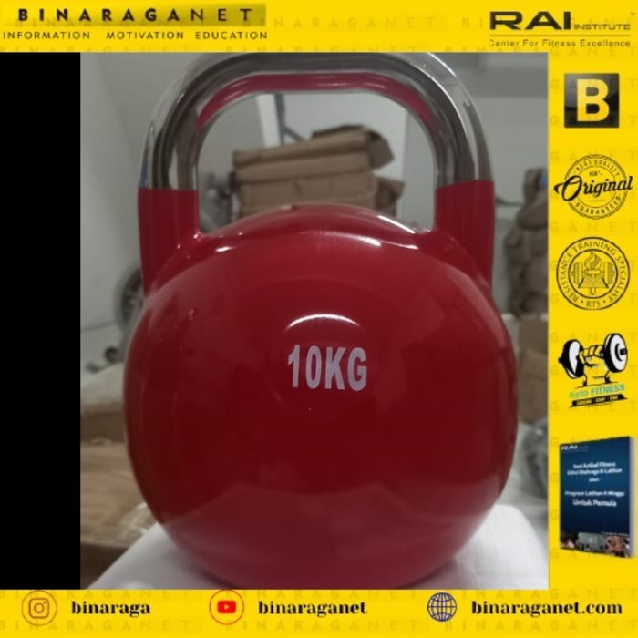 Competition Kettlebell Color 4KG , 10KG , 12KG - 10 Kg