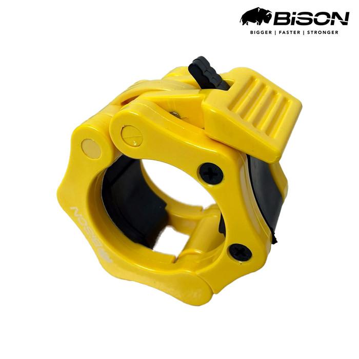 [Ekspedisi] Bison Barbell Clamp Clip Klip Olympic Barbell 5 cm - Merah Muda