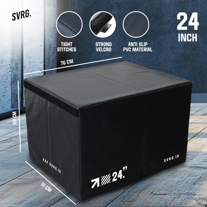SVRG. Soft Plyo Box 24" - Soft Jump Box - Jump Crossfit 4 Level - 18
