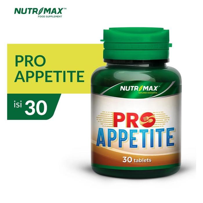 Nutrimax Pro Appetite Menjaga Kesehatan Pencernaan Lambung Temulawak Membantu Mengoptimalkan pencernaan