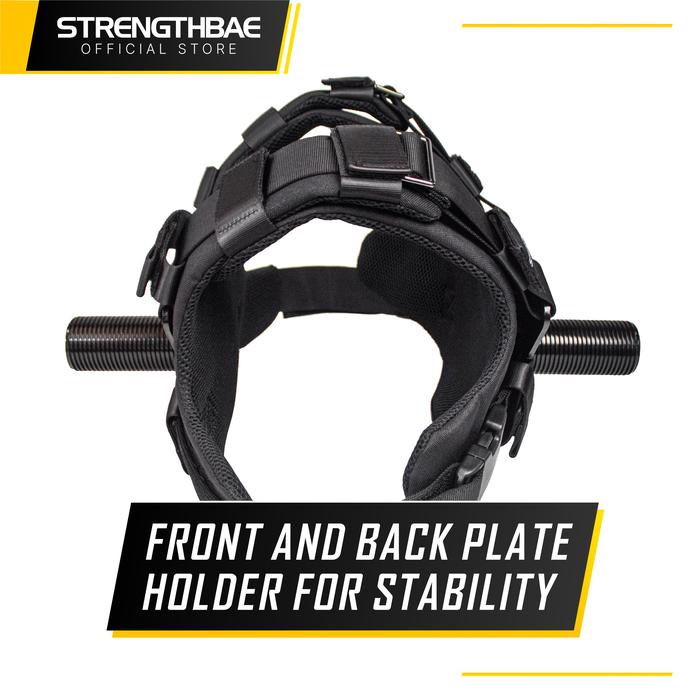 Plate Loaded Weighted Vest STRENGTHBAE Rompi Beban Adjustable Weight Vest Dengan Plat Beban Kalistenik Calisthenic - Lubang 5cm