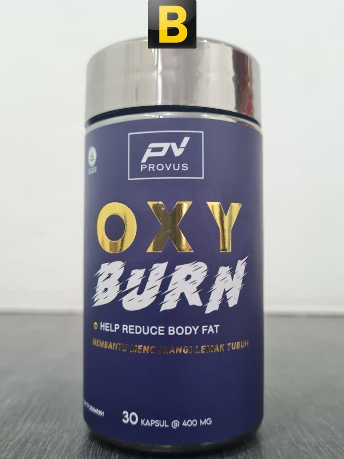 Provus Oxy Burn 30 Capsul Fat Burner Penurun Berat Badan