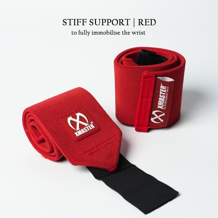 XMASTER Powerlifting Wrist Wrap Band Support Pelindung Pergelangan Gym Strength Fitness Karet Lebar Fleksibel & Kaku untuk Kebugaran Premium - Green Flex, 60cm