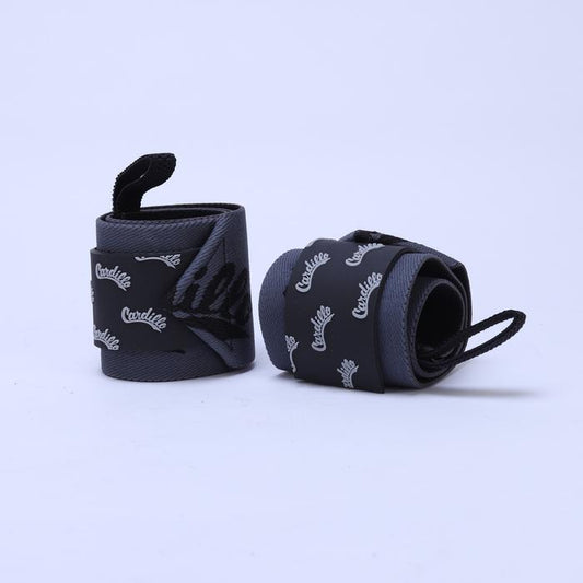 Wrist Wrap Cardillo 4mm Stiff – Support Gym Powerlifting Weight Deadlift Olympic - Dark Grey