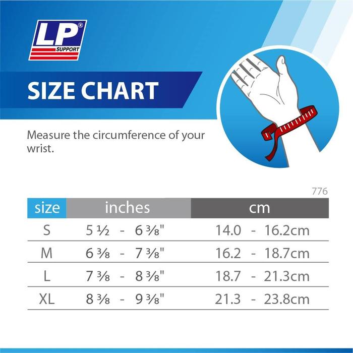 LP SUPPORT WRIST/THUMB SUPPORT LP-776 - HITAM, S