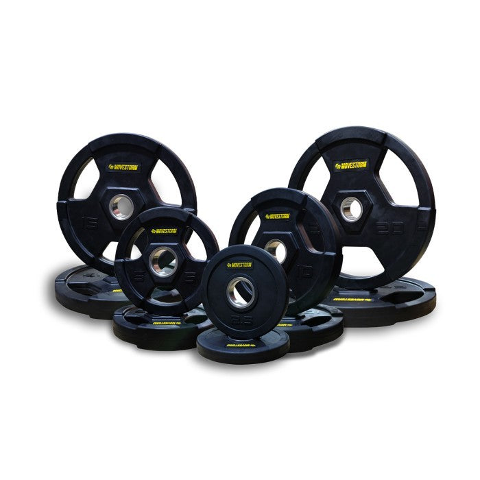 Movestorm Olympic Rubber Plates - 5kg (pair)