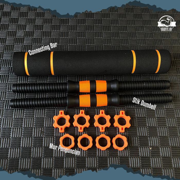 DUMBELL SET SNJ-03 / Barbel / Dumbbell Set / Alat Angkat Beban / Alat Fitness New Varian - SNJ03 3IN1-10KG