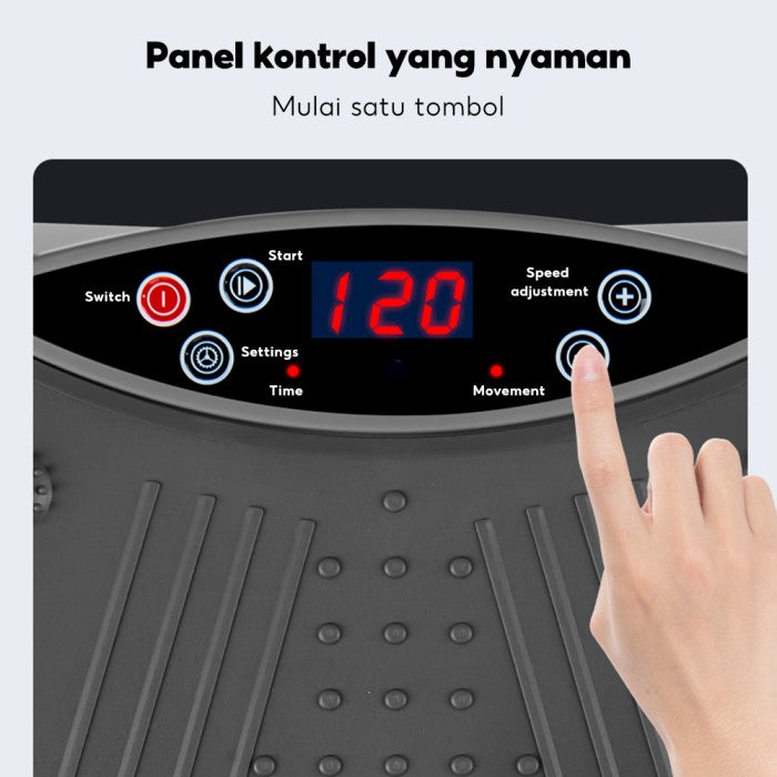 OneTwoFit Slim Vibration Machine Alat Pijat Elektrik Alat Pelangsing Home Fitness Machine