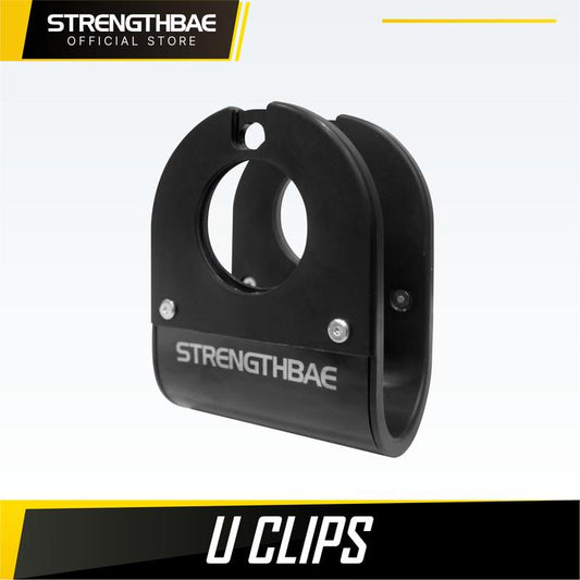 U Clips STRENGTHBAE Landmine T Bar Row Belt Squat Weight Plate Dumbbell Uclips U Clip Home Gym - 1pc