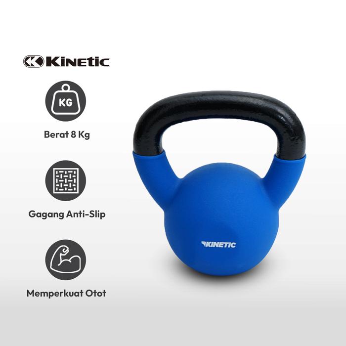 KINETIC NEOPRENE KETTLEBELL 8 KG