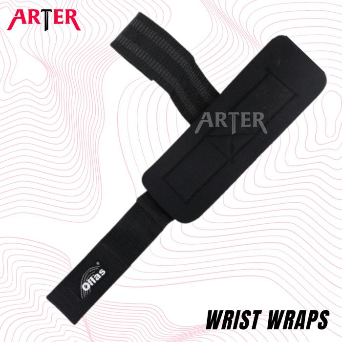 ARTER Wrist Wrap Strap Support Weight Lifting Power Lifting Gym Tali - Two Pieces