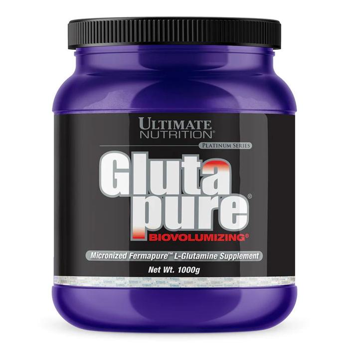 Ultimate Nutrition Glutapure (L-Glutamine USP) suplemen fitness / suplemen gym / suplemen protein / massa otot - 300 caps