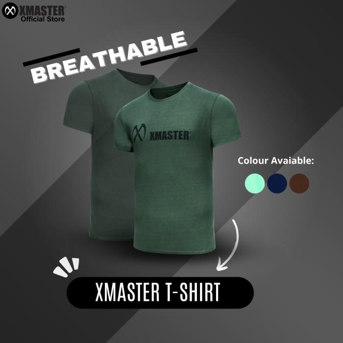 XMASTER Sport TSHIRT Baju Olahraga Gym Training Fitness Running Lightweight SweatWicking Breathable - Brown, M - Brown, M