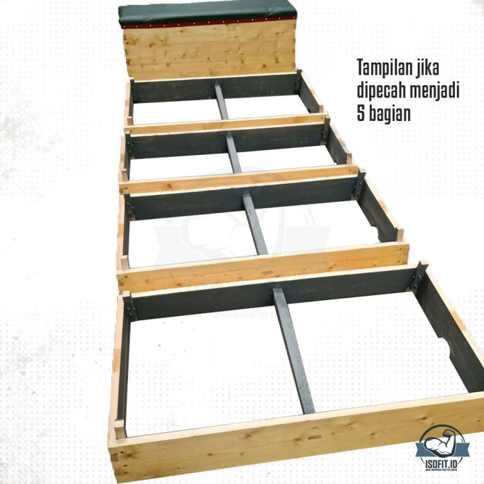 5 IN 1 Tobibako Jumping Box / Peti Lompat Senam bahan Kayu