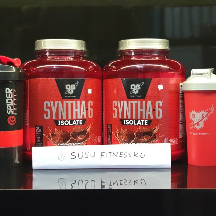 BSN Syntha Isolate 4 lb BSN SYNTHA-6 ISOLATE - Coklat, Bonus Shaker