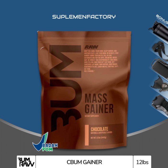 CBUM Raw Mass Gainer 12 Lbs - Chocolate