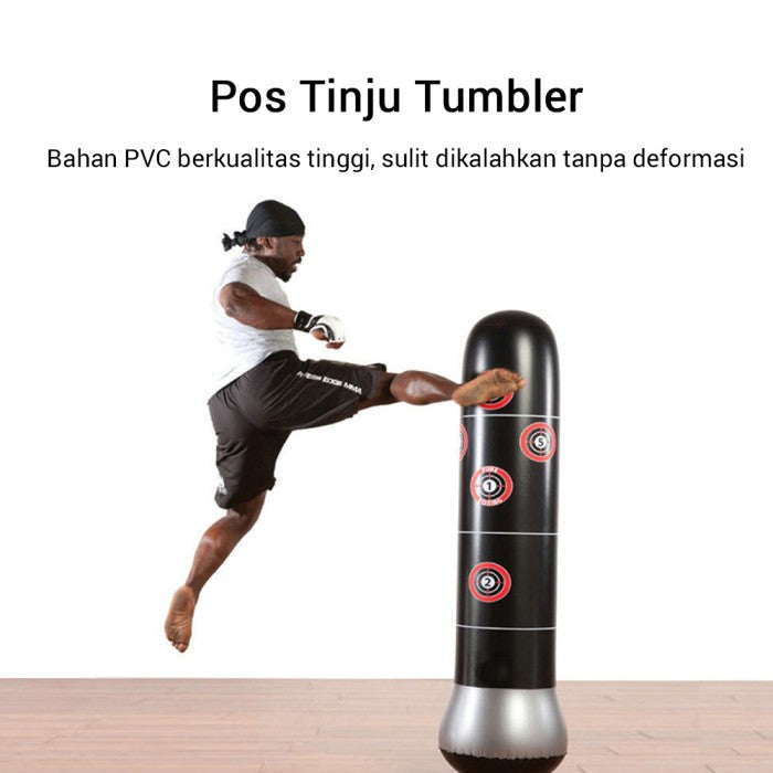 OneTwoFit Alat samsak Tinju 160 Cm Tinju Berdiri Standing Dewasa - SAMSAK