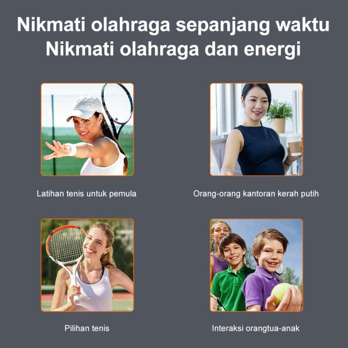 OneTwoFit Raket Tennis Set Pelatih Tenis Alat Olahraga Tenis Lapangan