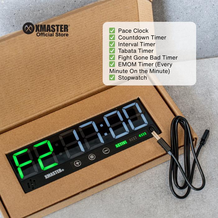 XMASTER Tiny Magnetic Portable Gym Timer LED