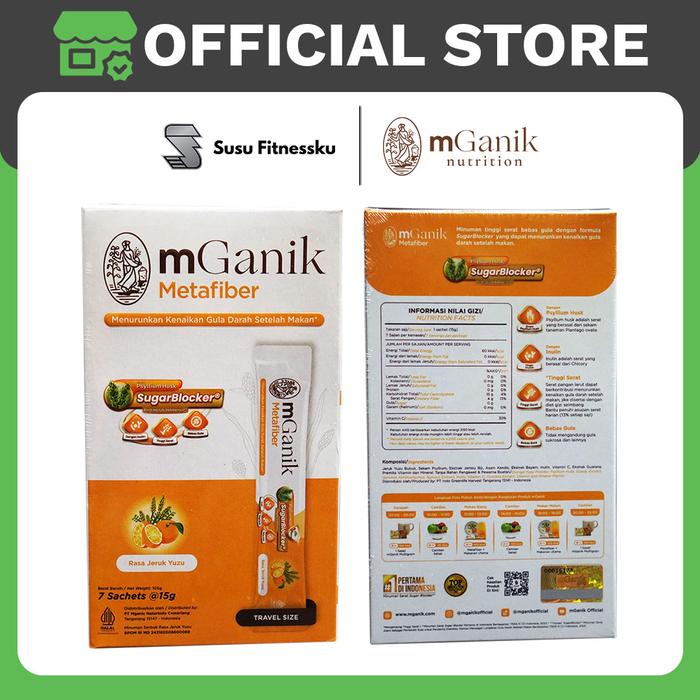 Mganik Metafiber Travel Size 7 Sachet - Suplemen Diabetes