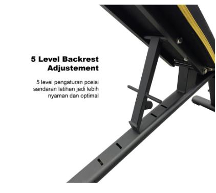 Adjustable Bench Press Bangku Sit Up Multifungsi Kursi Gym Foldable
