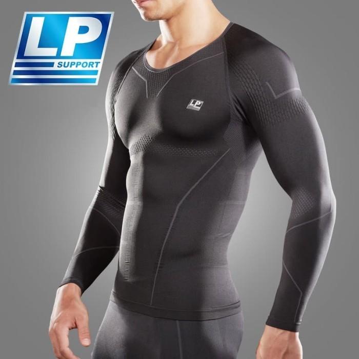 LP SUPPORT AIR COMPRESSION LONG SLEEVE TOP MEN LP-ARM2401Z - SB-BL, S